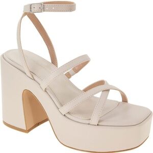 NWOT - • BCBGeneration • Women's Sandi Sandal, Stone, Size 9 - FABULOUS! 🤩